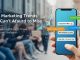 SMS Marketing Trends You Can’t Afford to Miss SMS Marketing Trends You Can’t Afford to Miss
