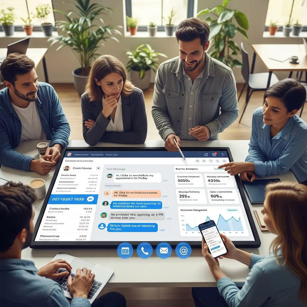 CRM SMS features like automation and analytics