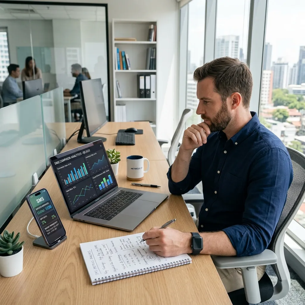 Measuring SMS hybrid ad success