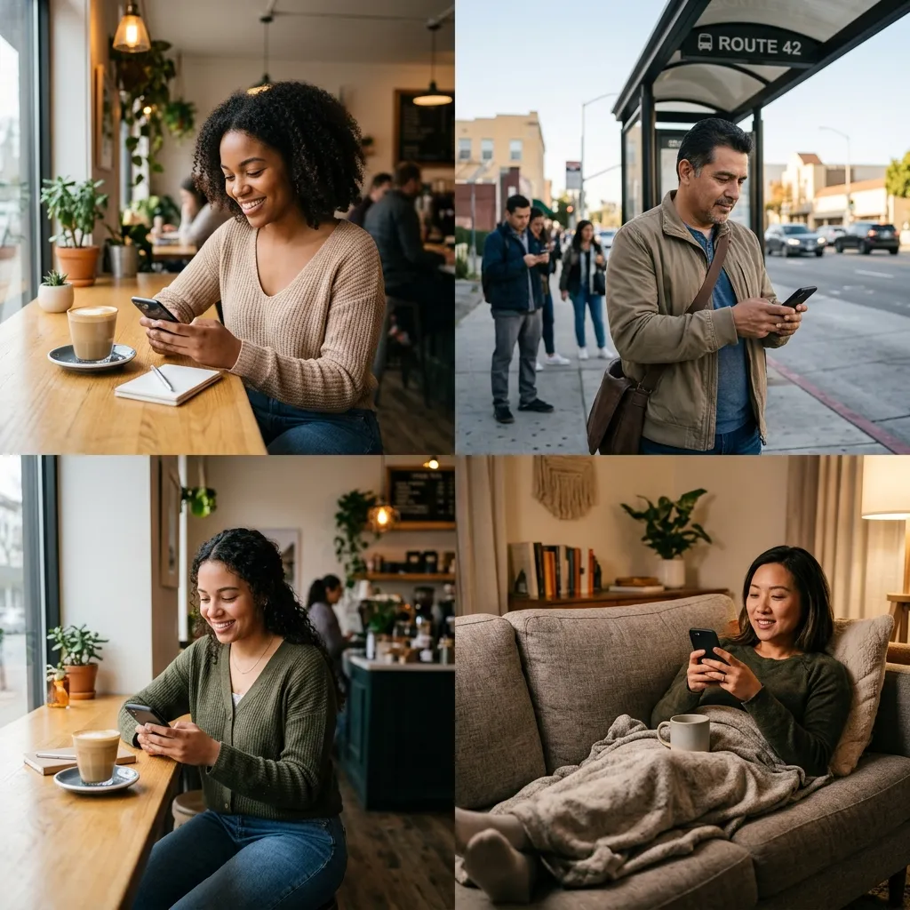 SMS audience behavior
